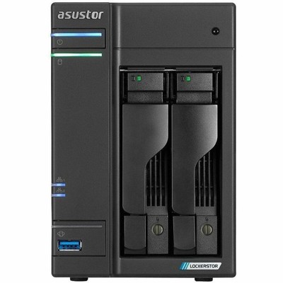 Asustor Lockerstor 2 Gen 2 AS6702T 2 Bay Diskless Network Storage Enclosure