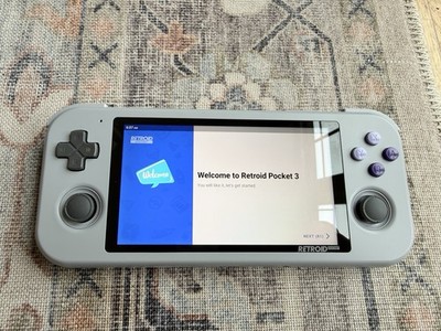 Retroid Pocket 3 Handheld Console - Retro Grey | 32 GB