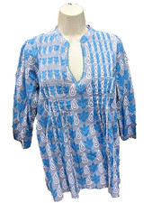 NWOT Roberta Roller Rabbit Cotton Blouse/Tuni...