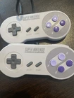 Super NES Nintendo Vintage 1991 Controllers SNS-005 Model Lot Of 2