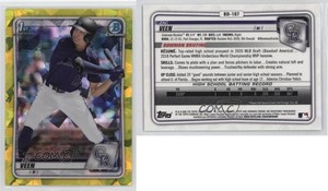 2020 Bowman Chrome Draft Sapphire Edition Yellow /99 Zac Veen #BD-107