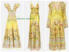 CAMILLA 2026 cotton printed ruffled sleeveless backless long dress Multi-style
