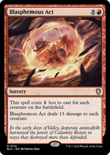 Blasphemous Act - 114 - BLC - Near Mint - MTG