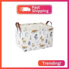 NTAOHAMPER Rectangular Storage Basket, Books Box, Gift Basket, Room Decor Animal