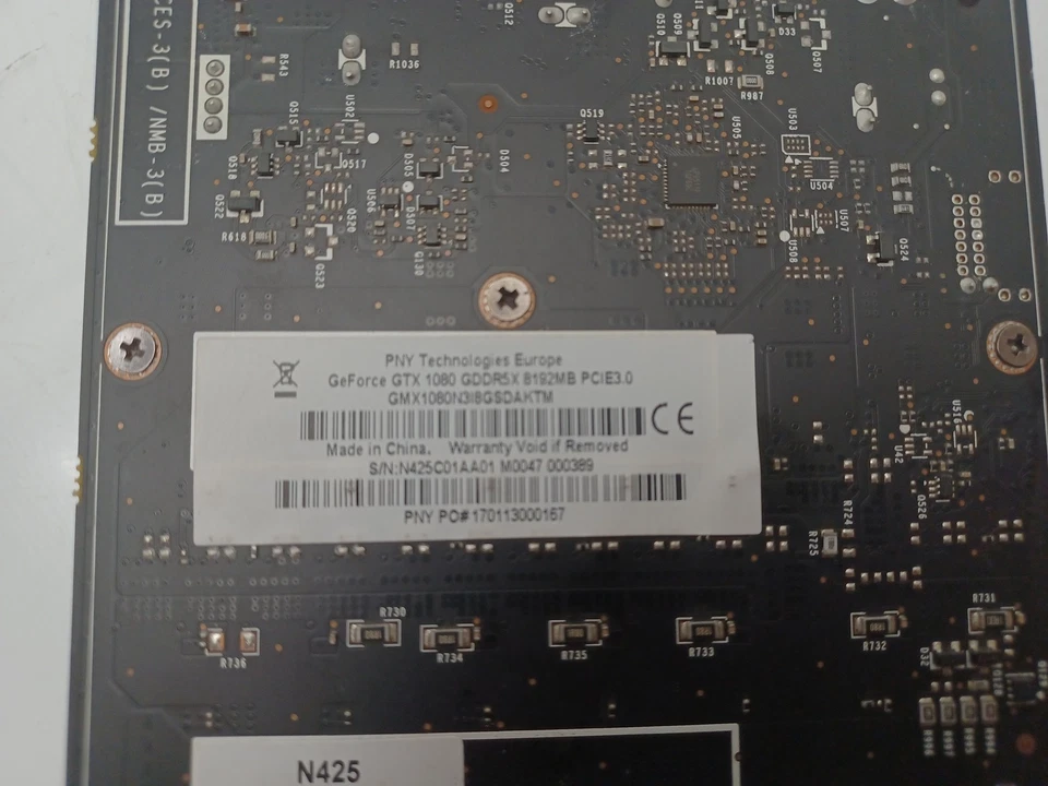 ASUS Nvidia GeForce GTX 1080 8GB DDR5 Video Graphics Card - Image 4 of 4