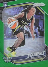 2025 Panini Prizm WNBA Prizms Green #95 JJ Quinerly Rc