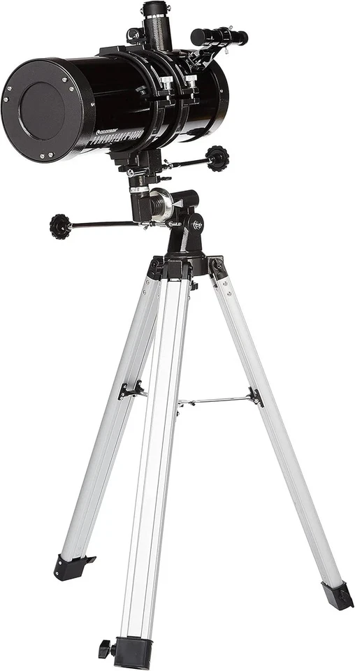 Celestron 21049 PowerSeeker 127EQ Reflector Telescope Manual Finderscope Black - Image 3 of 4