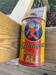 Esslinger’s Little Man Ale Quart Beer Cone Top