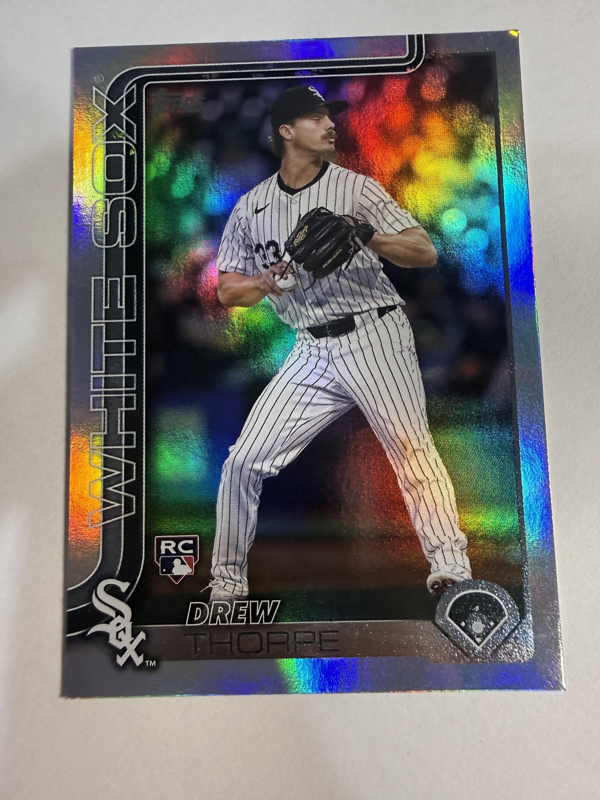 2025 Topps #320 Drew Thorpe Rainbow Foil