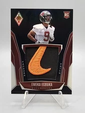 2025 Panini Phoenix #PAP-EEA Emeka Egbuka (RC) Nike Swoosh Patch 1/3 💥 Bucs