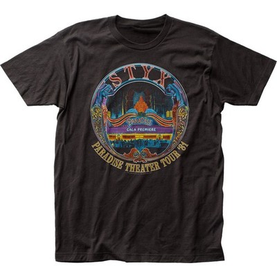 Styx Paradise Theater Tour Mens T Shirt Music Classic Concert Rock Band Black