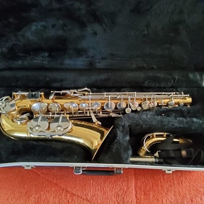Vintage Sonora Altsaxophon mit Koffer