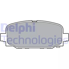 Jeu de plaquettes de frein arrière DELPHI LP3398 JEEP COMPASS 2.0 CRD 4x4