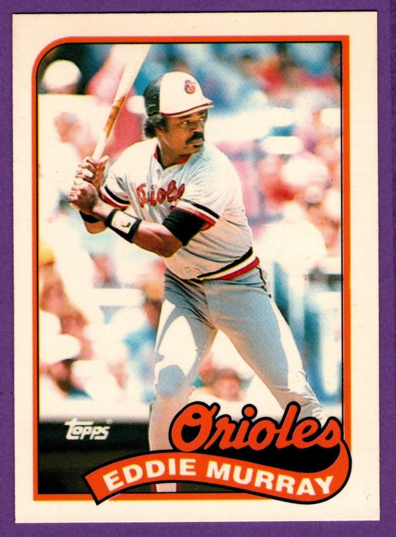 Eddie Murray #625 Baseball Cards 1989 Topps Tiffany trading card — raw and PSA graded price guide
