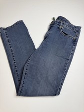 Lauren Ralph Lauren Women  s Classic Straight Blue Jeans Size 10 Mid To High Rise