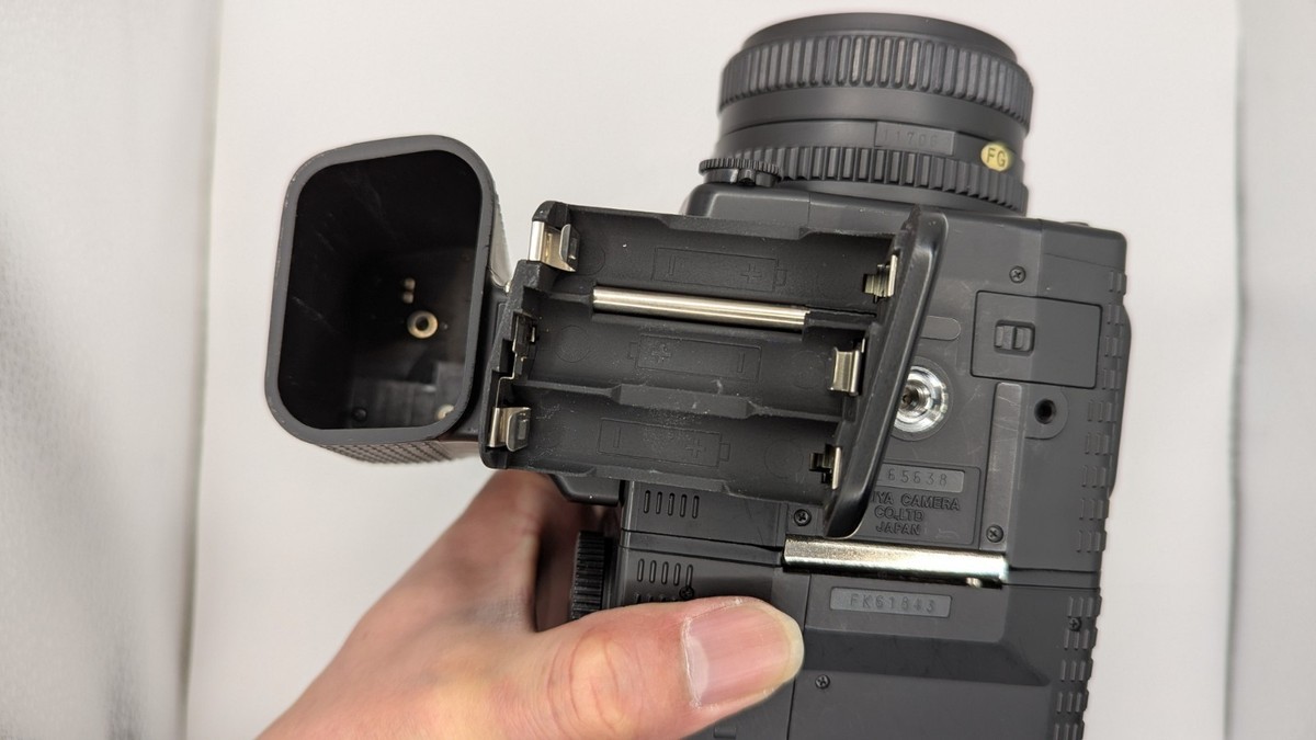 N.MINT w/ AE Finder,Strap】 Mamiya M645 Super + 80mm f/2.8 N from