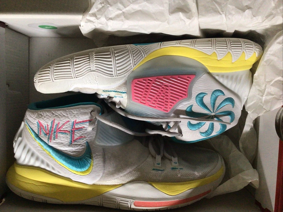 Talla 9.5 - Nike Kyrie 6 Neon Graffiti Foto 2 de 4