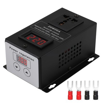 10000W Variable Speed Controller SCR Voltage Controller Fit for Router Fan Mo...