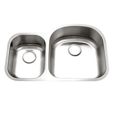 Houzer STC-2200SL Eston 32-3/16" Undermount Double Basin - Stainless Steel