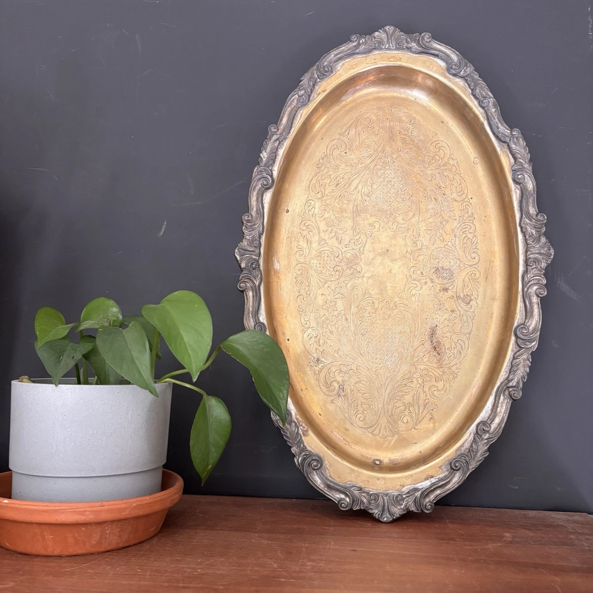 Sheridan Silver In Antique Us Silver-Plated Platters & Trays for