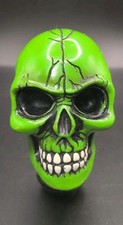 Green Skull Gear Shift Head Knob Car Transmission Shifting Stick B418