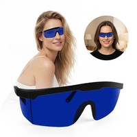 Praktische Blaue Laser Sicherheitsbrille Mit Etui FüR Augenschutz Und Sicherheit
