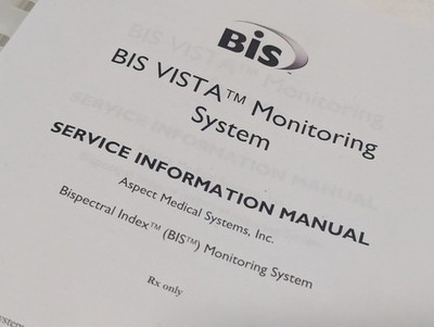 Aspect Medical BIS VISTA Monitoring System Service Info. Manual, Sim sensor