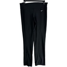 Nike Pants Women Size S Black Slim Fit Training DriFit Athleisure Yoga 472351010