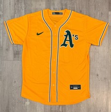NICK KURTZ Sacramento Las Vegas A's Alternate Gold Jersey - Men's Large