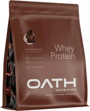 Whey Protein Powder, Chocolate Brownie, 25 Grams of Protein and Only 1 Gram o...