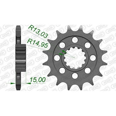 Stahl Ritzel für BMW S 1000 XR Schmiederäder ABS DTC ESA 2022 K69 525er 17 Zähne