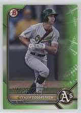2022 Bowman Prospects Neon Green Border 210/399 Tyler Soderstrom #BP-41 0vt8
