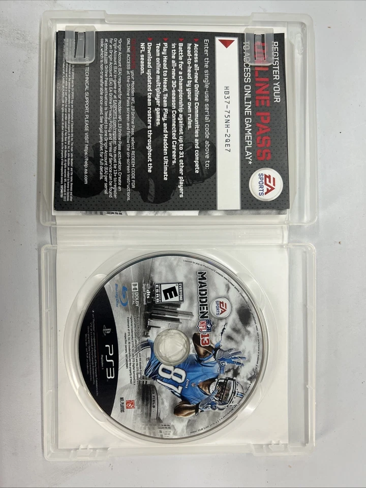 Madden NFL 13 (Sony PlayStation Vita, 2012) Tested Complete In Case CIB NTSC - Image 3 of 4
