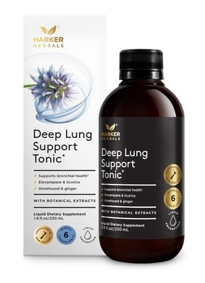 Harker Herbals Deep Lung Support Tonic Traditional Herbal Formula for Respira...