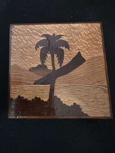 Vintage Trinket/ Marquetry Box