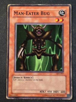 Man-Eater Bug SYE-017 Starter Deck: Yugi Evolution Common MP Yu-Gi-Oh