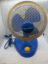 Fisher-Price 3 Speed 14" Table Fan # FPF-200 Kids Table Duracraft Corp Vintage
