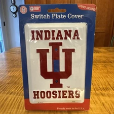 Indiana Hoosiers Licensed Aluminum Single Light Switch Plate NEW Old Stock