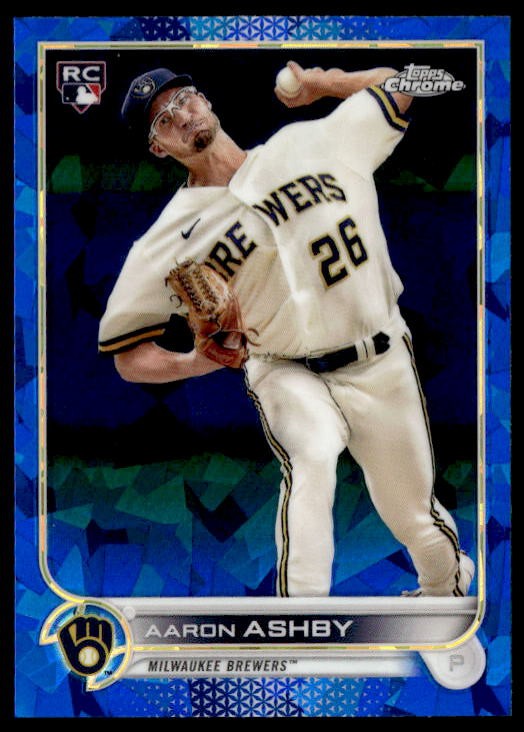 2022 Topps Chrome Sapphire Edition #78 Aaron Ashby