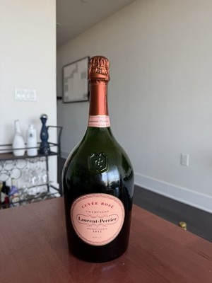 EMPTY/event bottle Laurent-Perrier Cuvée Rosé Champagne Collectible Green bottle