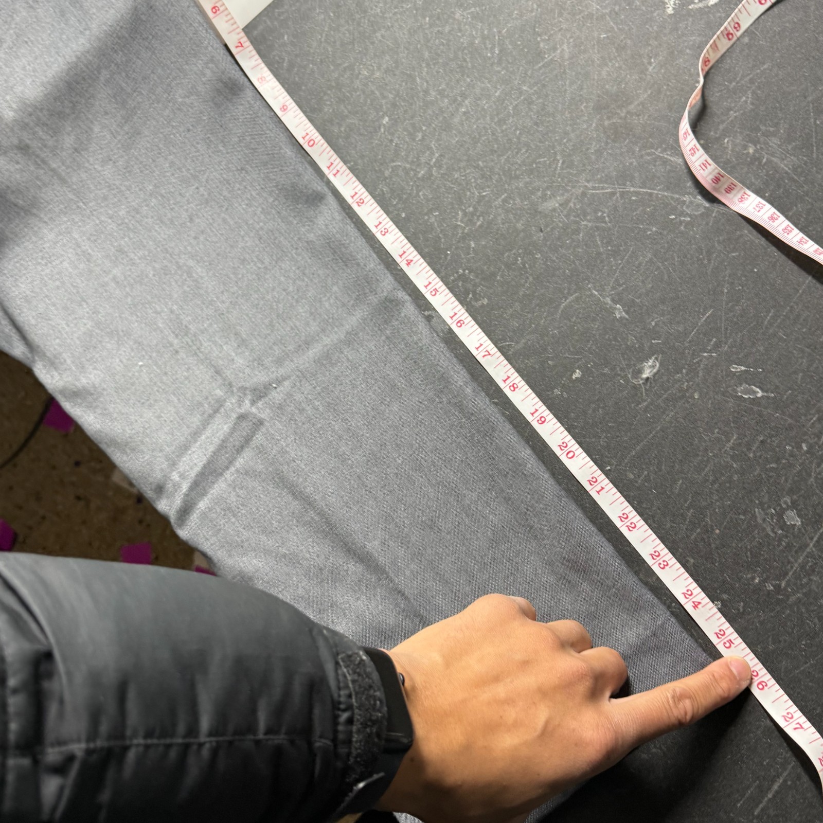 Calvin Klein Men's X Slim Fit Pants 38/29 Gray Stretch Straight Leg Dresswear thumbnail 8