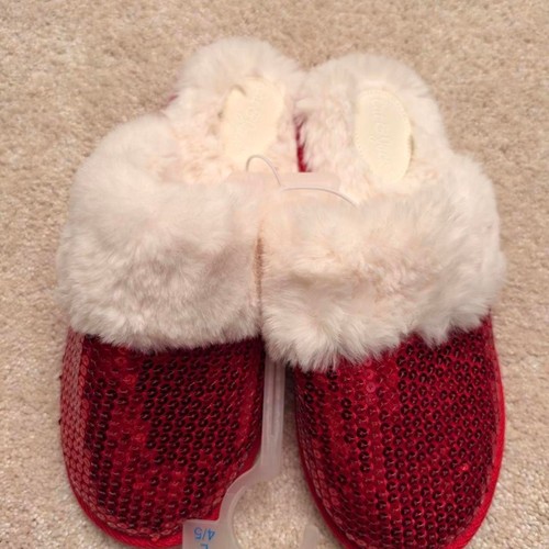 Cat-jack Women's Red and Burgundy Slippers - Afbeelding 1 van 3