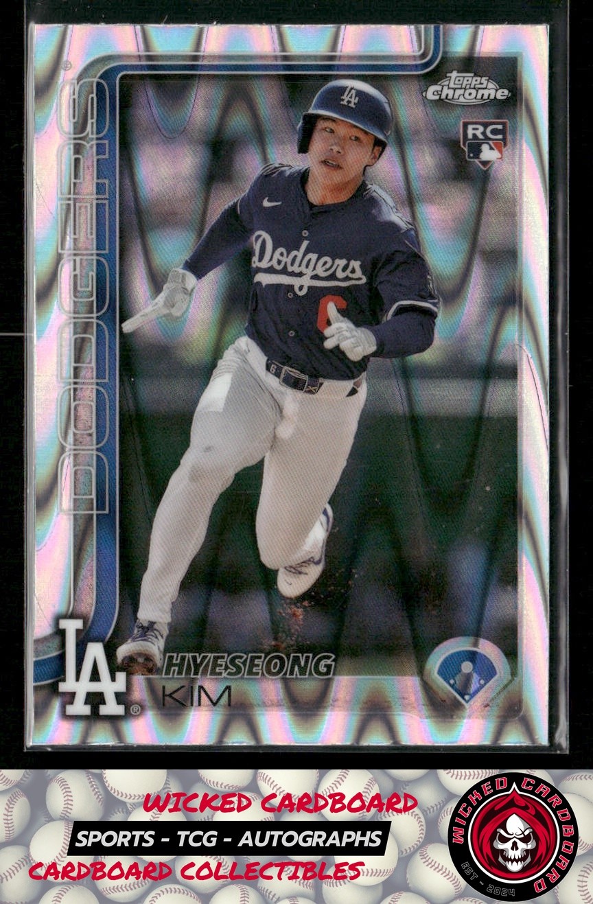 Hyeseong Kim 2025 Topps Chrome Raywave Refractors #152 RC Los Angeles Dodgers
