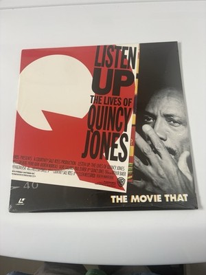 Listen Up: The Lives of Quincy Jones Laserdisc Sealed Unopened New