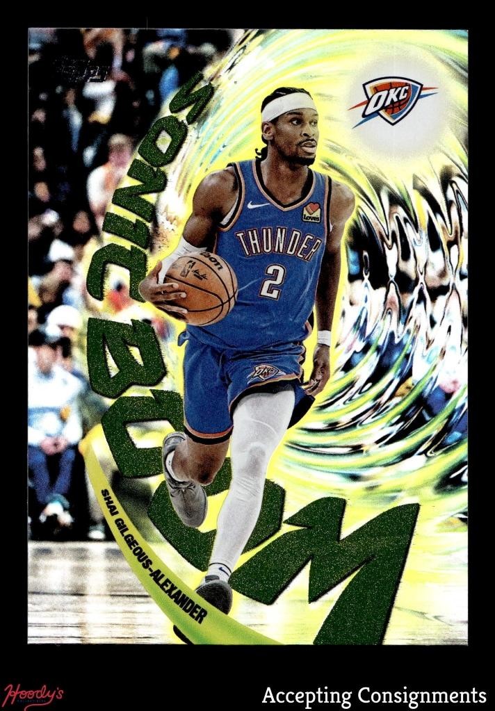 2025-26 Topps Sonic Boom #SB7 Shai Gilgeous-Alexander SP Thunder