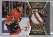 2016-17 Upper Deck UD Game Jersey Patch 1/15 Jakob Silfverberg #GJ-SI Patch 2u9