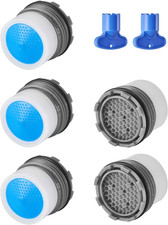 5 Pieces Faucet Aerator 1.5 GPM Flow Restrictor Replacement for Kitchen/Bathroom