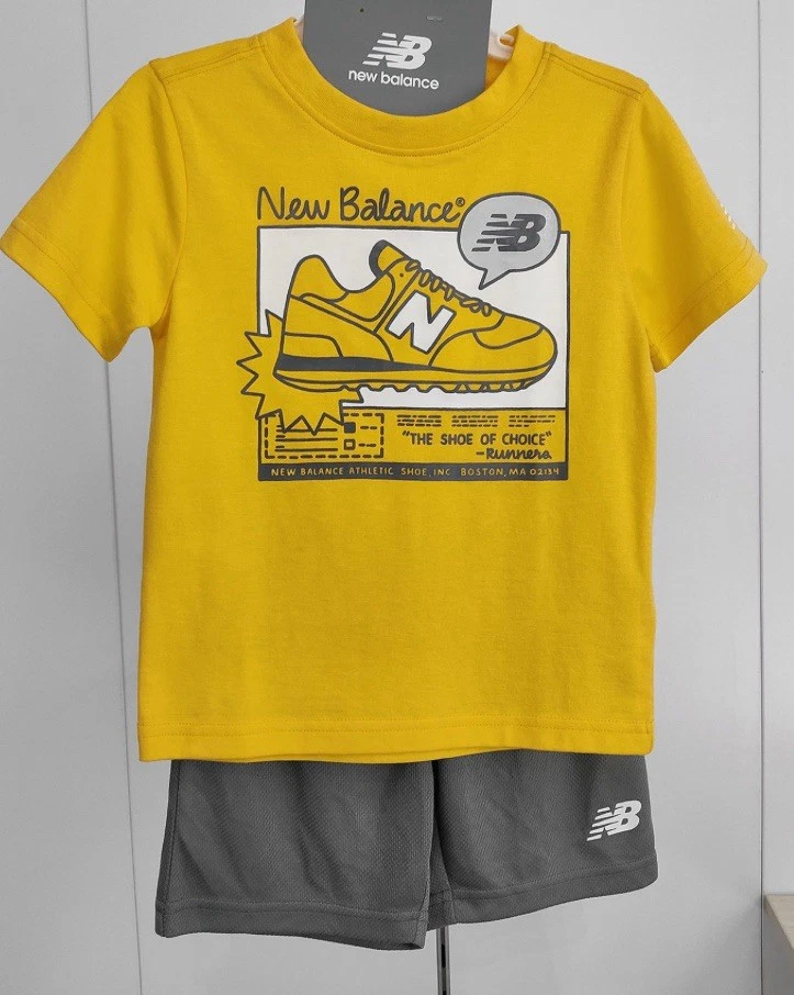 New Balance Set -boys Clothing-Color Clementine-size10Us-Nwt