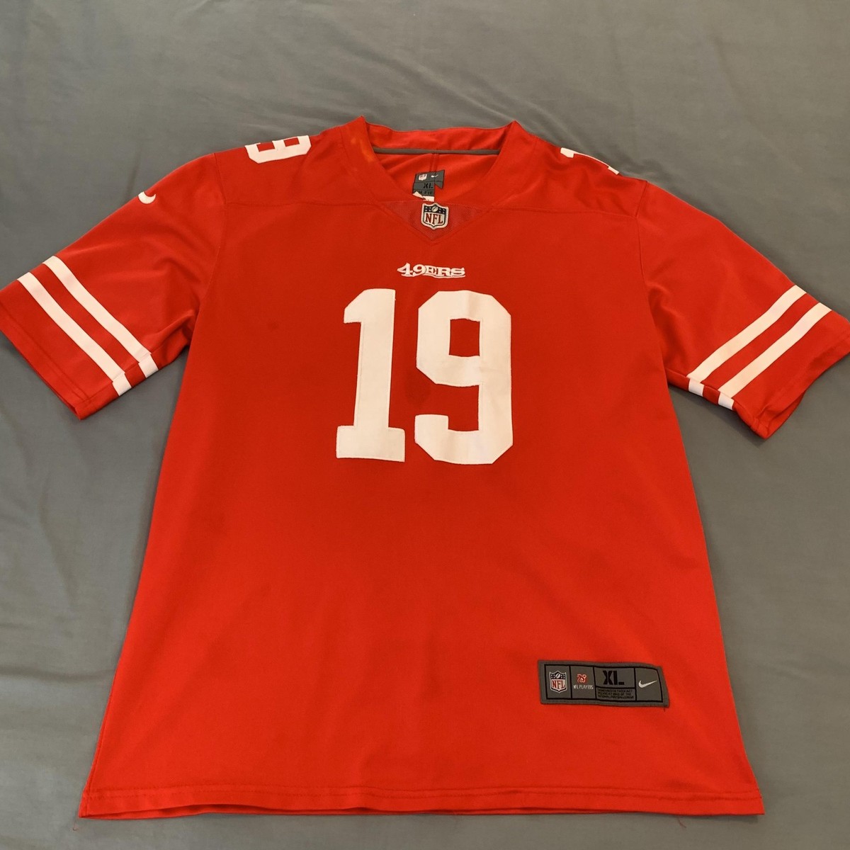 San Francisco 49ers Jersey Mens XL Red NFL Football Deebo Samuel 