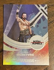 Topps 2025 Universe WWE Drew McIntyre Royal Rumble Insert #206 Wrestling
